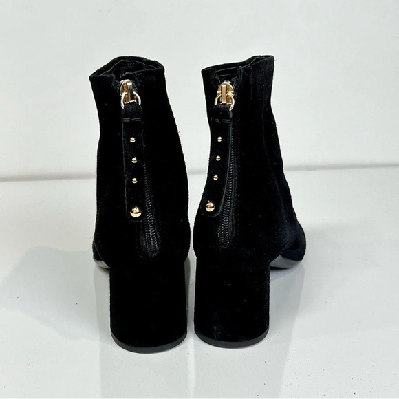 AGL‎ Black suede OLGA block heeled booties size 37/6.5-7US. - Picture 8 of 9